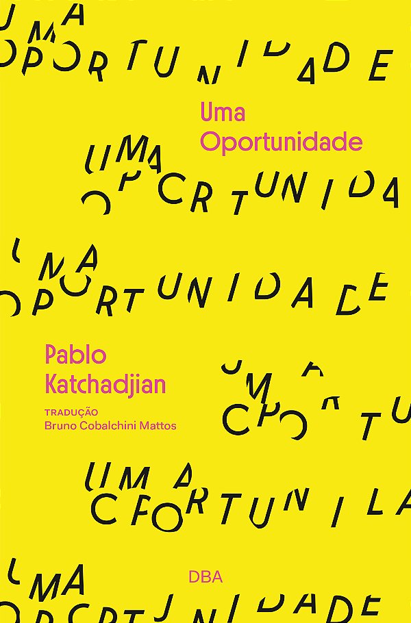 Livro Uma Oportunidade