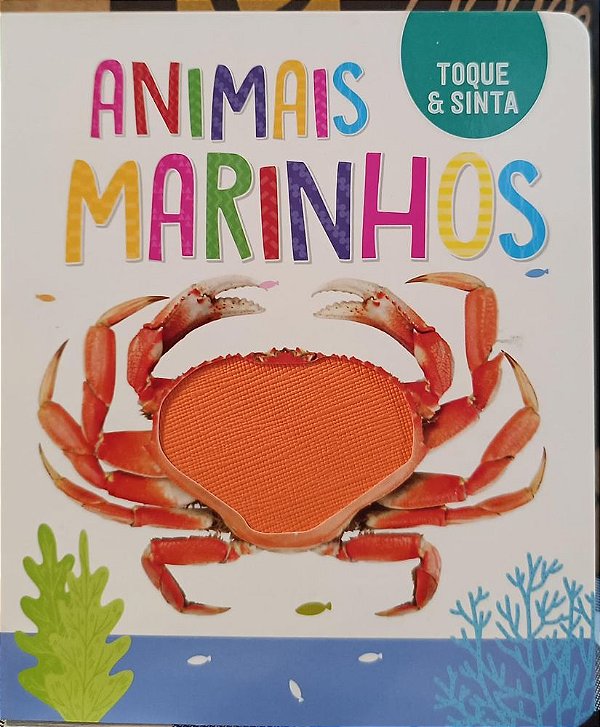 Livro Toque e sinta - animais marinhos