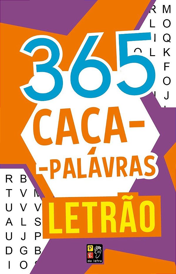 Livro 365 letrão - Caça palavras