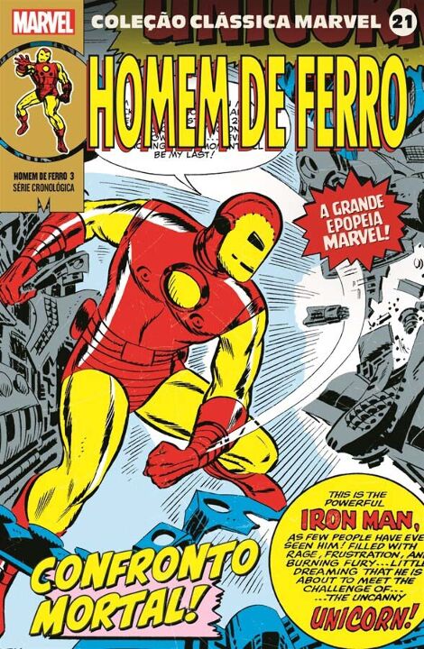 Livro Coleção Clássica Marvel Vol. 21 - Homem de Ferro Vo...