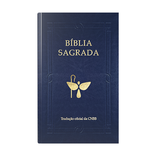 Livro Bíblia Sagrada: Luxo - Azul
