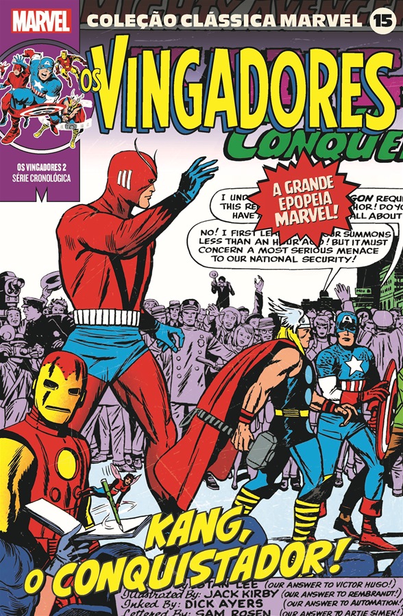 Livro Coleção Clássica Marvel Vol. 15 - Vingadores Vol. 2