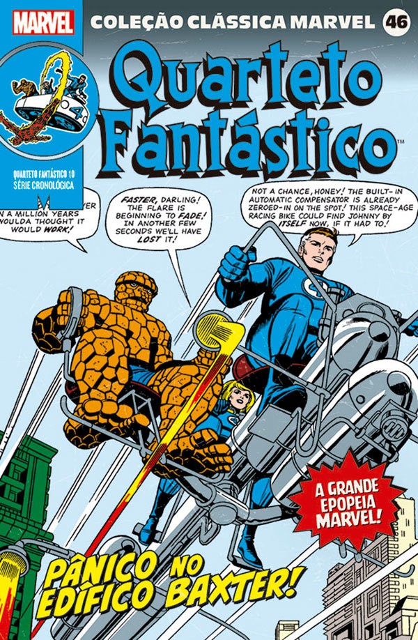 Livro Coleção Clássica Marvel Vol. 46 - Quarteto Fantásti...
