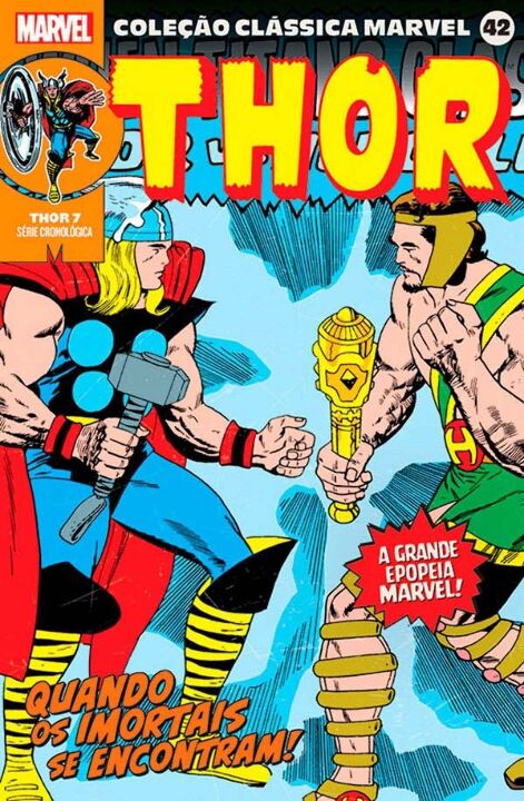 Livro Coleção Clássica Marvel Vol. 40 - Thor Vol. 7