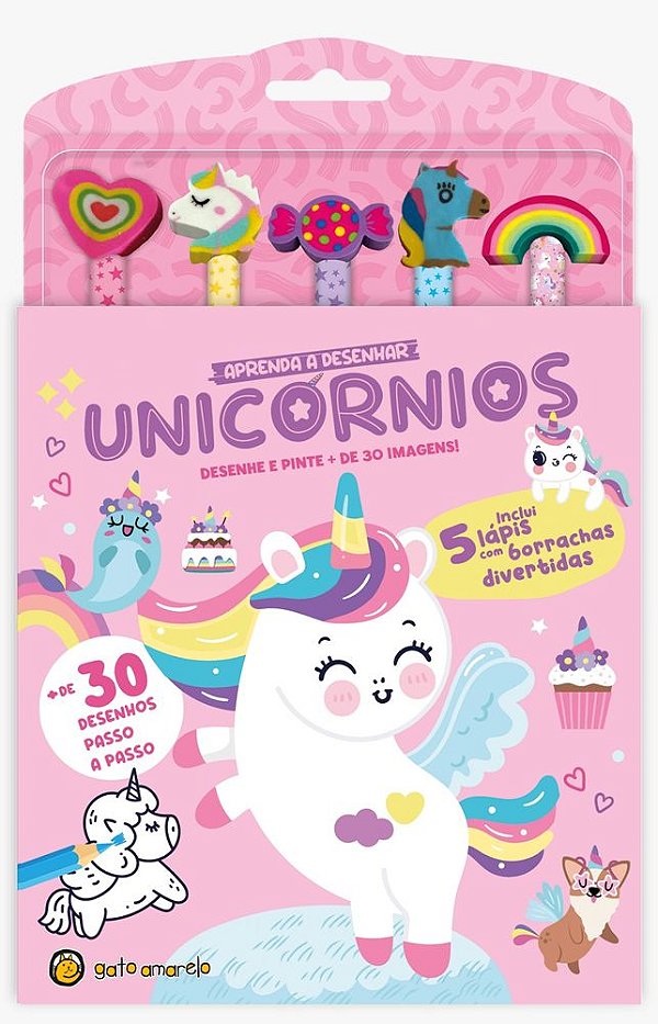 Livro Aprenda a Desenhar - Unicórnios