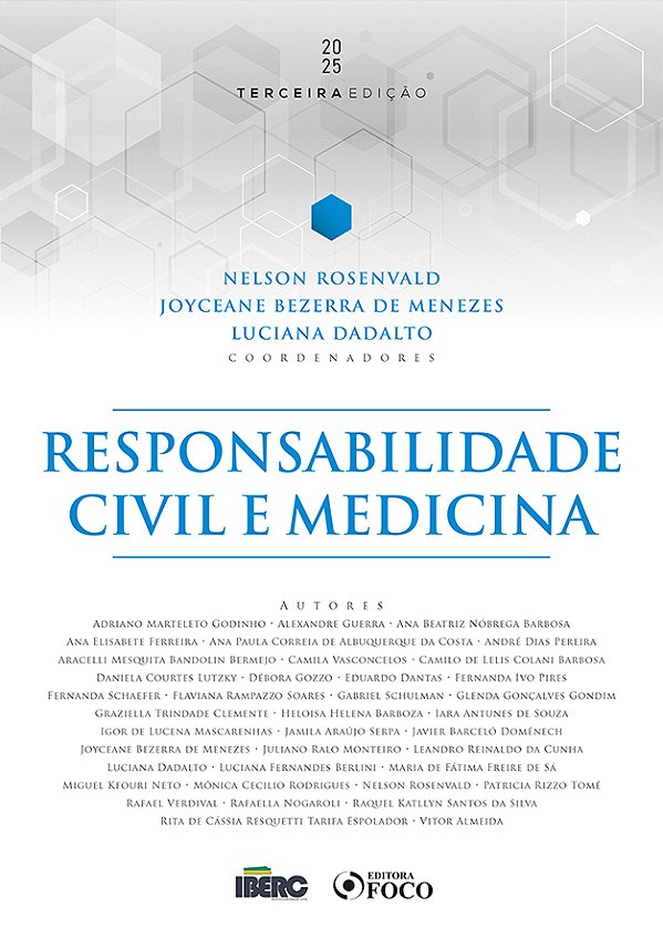 Livro Responsabilidade Civil e Medicina - 3ª ed - 2025