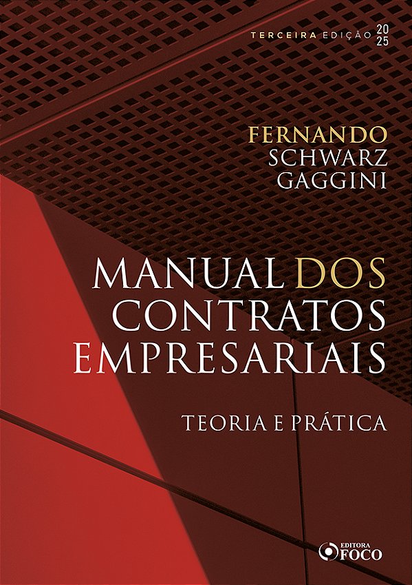 Livro Manual dos Contratos Empresariais - 3ª Ed - 2025