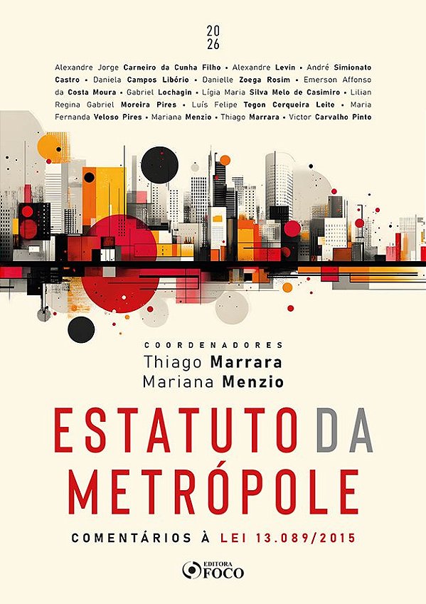 Livro Estatuto da Metrópole - 1ª Ed - 2026