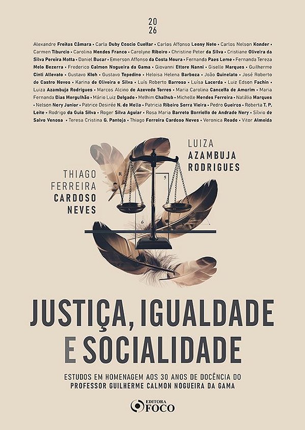 Livro Justiça, Igualdade e Socialidade - 1ª Ed - 2026: Estudos ...