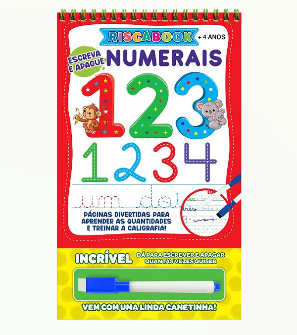 Livro Riscabook - Numerais