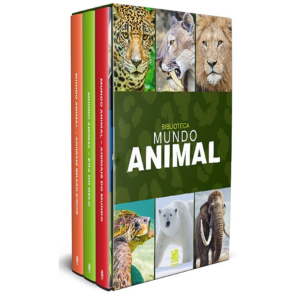 Livro Biblioteca Mundo Animal - Box com 3 Livros