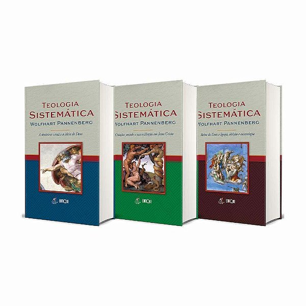 Livro Box Com 3 Livros Teologia Sistemática - Wolfhart Pannenbe...