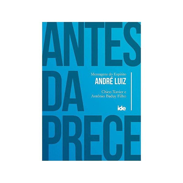Livro Antes Da Prece