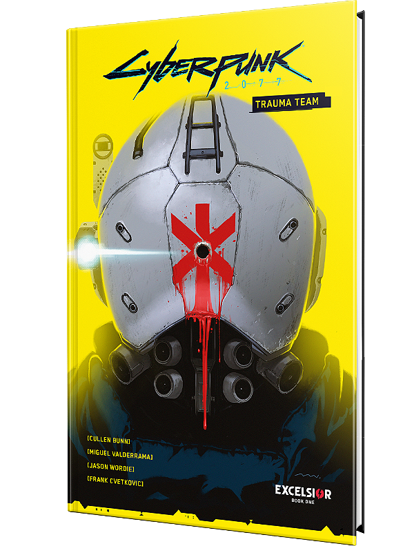 Livro Cyberpunk 2077: trauma team