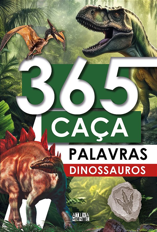 Livro 365 caça-palavras - Dinossauros