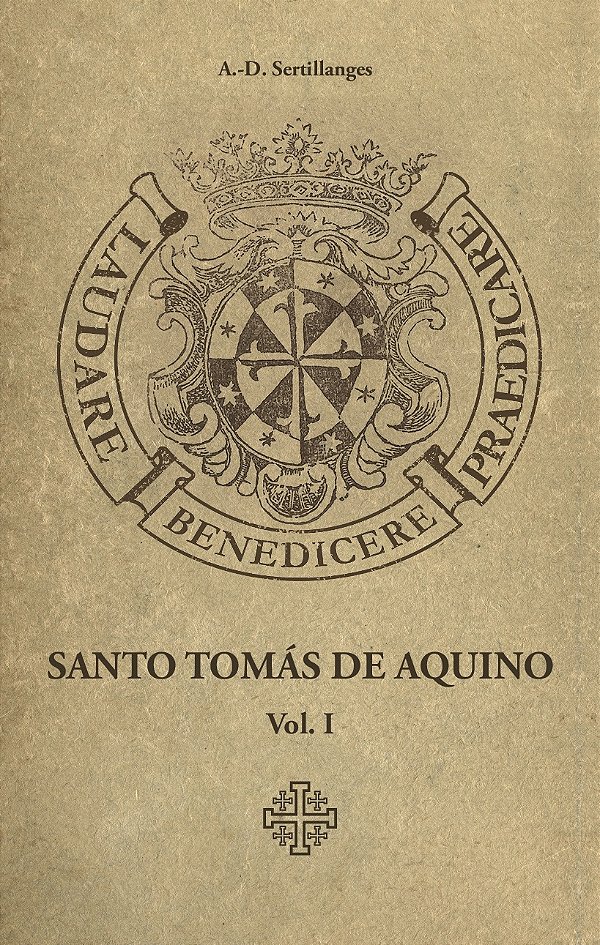 Livro Santo Tomás De Aquino - Vol. I