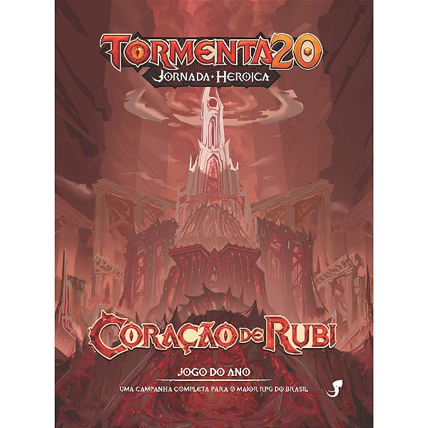Livro Tormenta 20 - Jh Coração De Rubi - Edição Jogo Do Ano