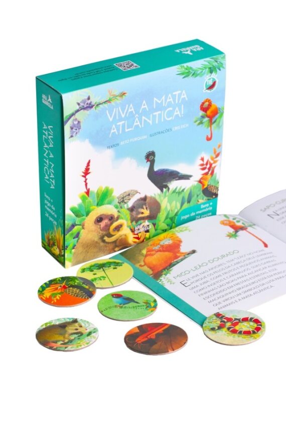 Livro Viva A Mata Atlântica! - Kit Livro E Jogo Da Memóri...