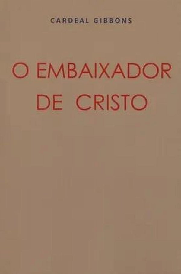 Livro O Embaixador De Cristo