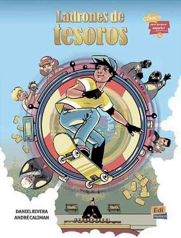 Livro Ladrones De Tesoros - Comics Para Aprender Espanol A1.2