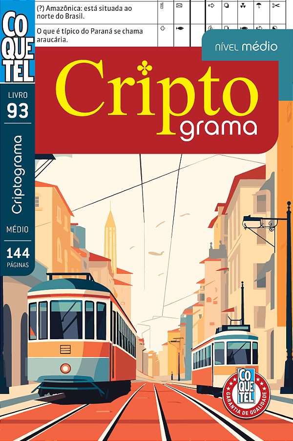 Livro Livro Coquetel Criptograma 93