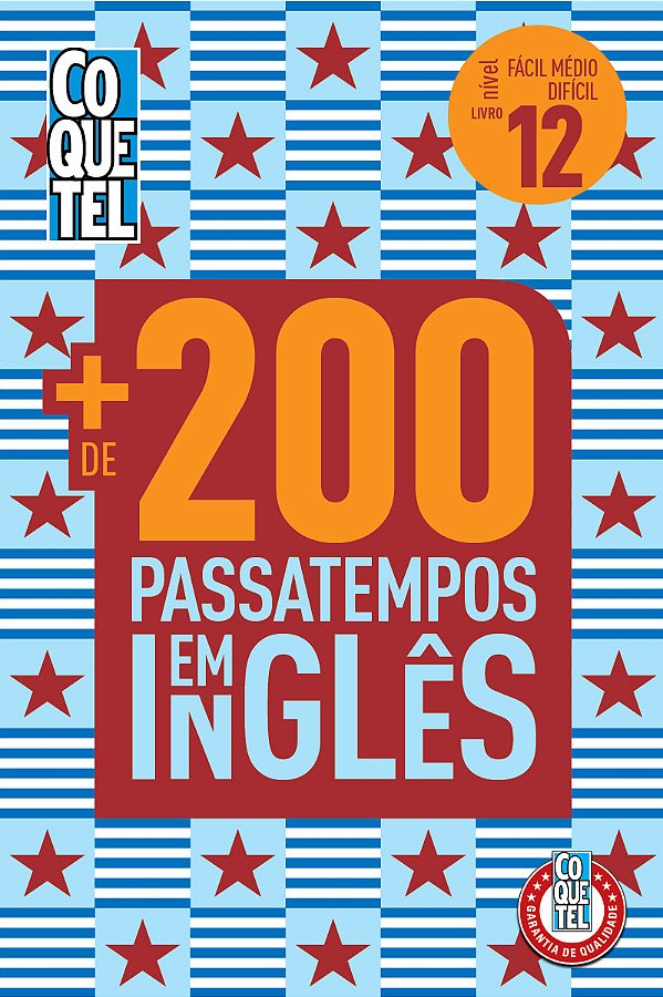 Livro Coquetel - Mais De 200 Passatempos Em Inglês - Livro 12 -...
