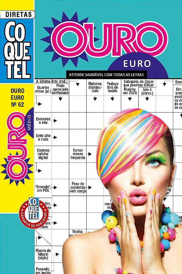 Livro Livro Coquetel Ouro Euro 62 - Nível Médio