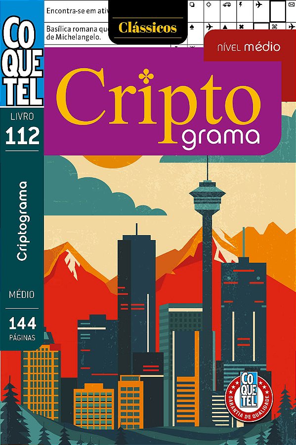 Livro Livro Coquetel Palavras Criptograma 112