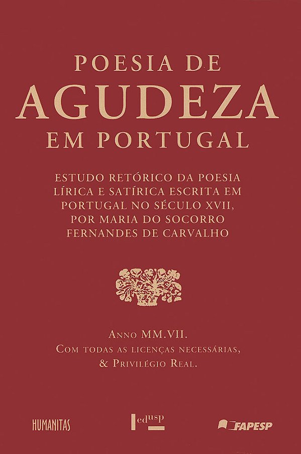 Livro Poesia de agudeza em Portugal: estudo retórico da p...