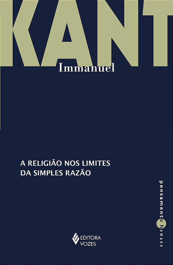 Livro A religião nos limites da simples razão
