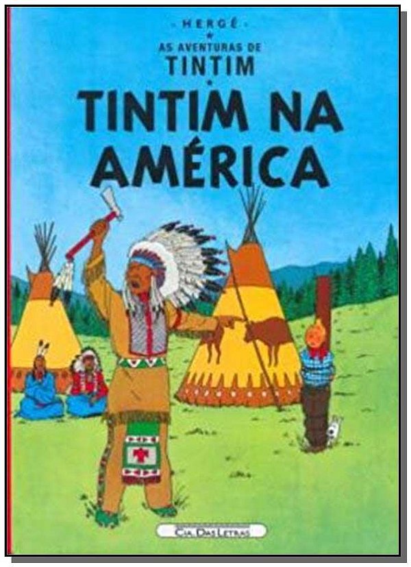 Livro Tintim na América