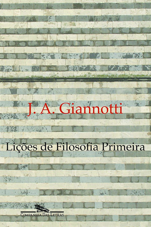 Livro Lições de filosofia primeira