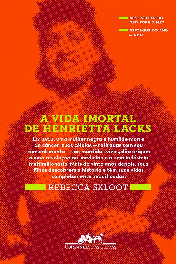 Livro A vida imortal de Henrietta Lacks