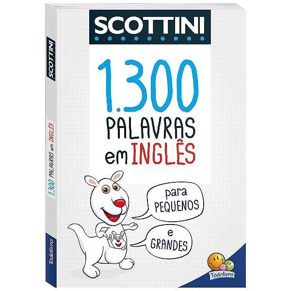 Livro Scottini 1300 Palavras em Inglês