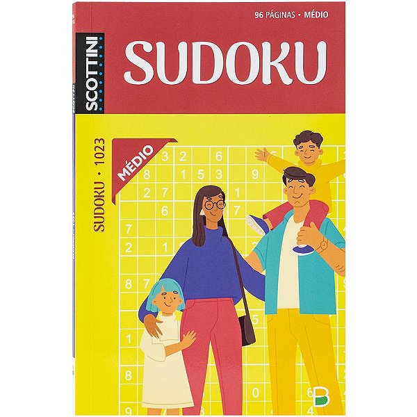 Livro Scottini Sudoku (96p) N.1023 (Médio)