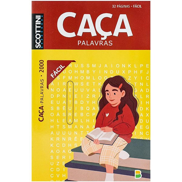 Livro Scottini Caça-palavras (32p) N.2000 (Fácil)