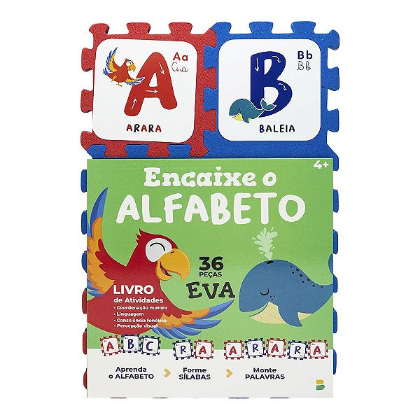 Livro Encaixe e Aprenda Alfabeto