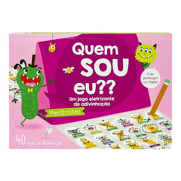 Livro Adivinha quem sou eu! Monstrinhos