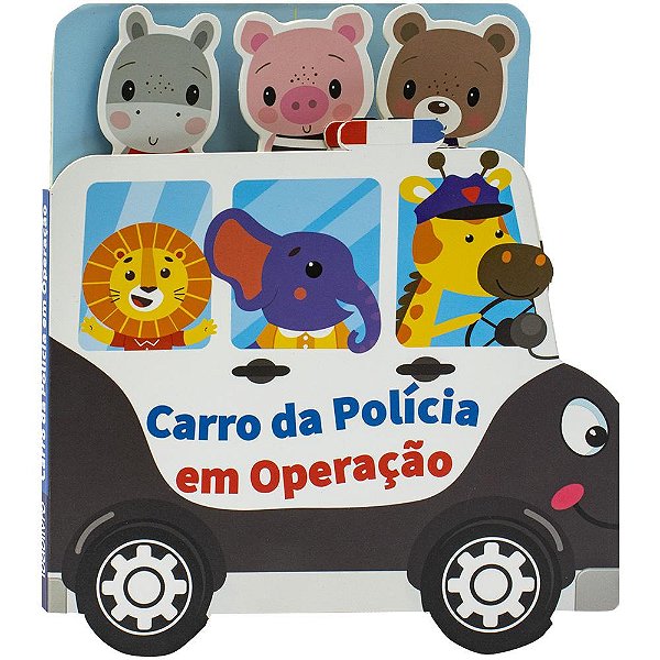 Livro Passeando pela Cidade: Carro da Polícia em Operação