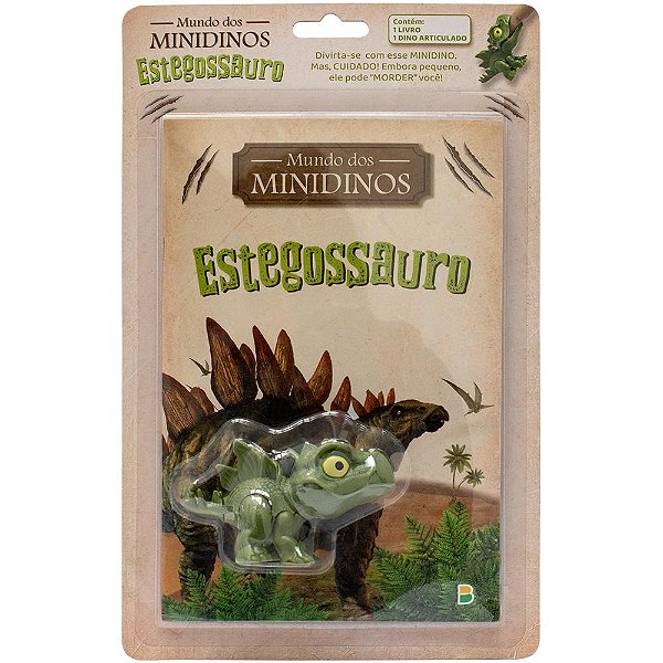 Livro Mundo dos MINIDINOS: Estegossauro
