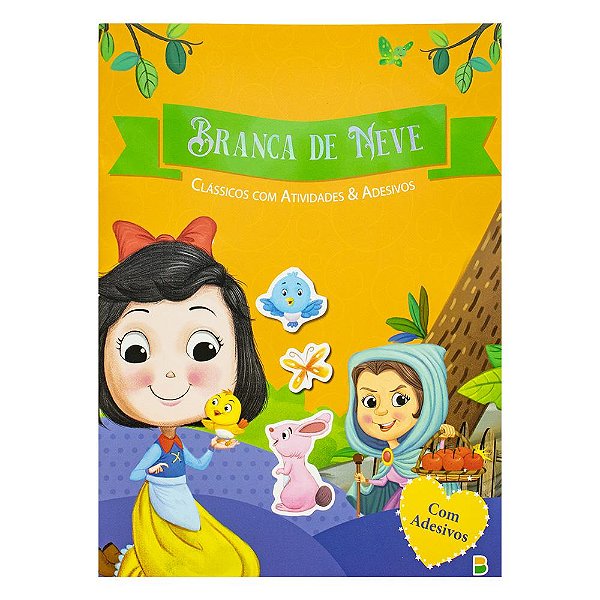 Livro Clássicos com Atividades & Adesivos: Branca de Neve