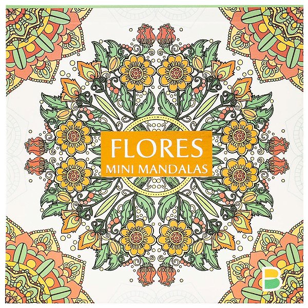 Livro Mini Mandalas Encantadas: Flores