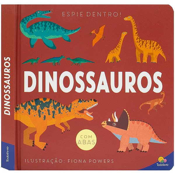 Livro Espie Dentro! Dinossauros