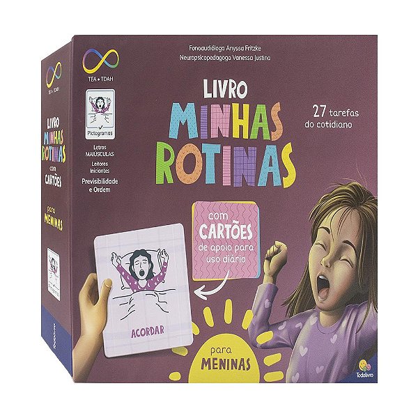Livro Neurodiversidade: Minhas Rotinas: Para Meninas
