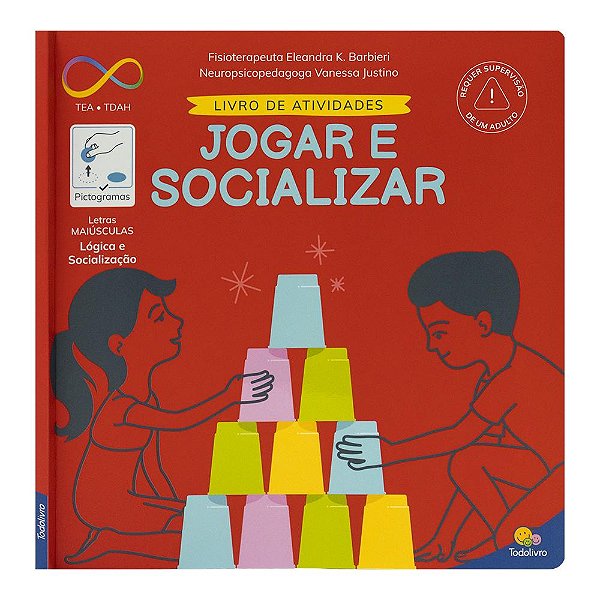 Livro Neurodiversidade Livro de Atividades: Jogar e Socializar