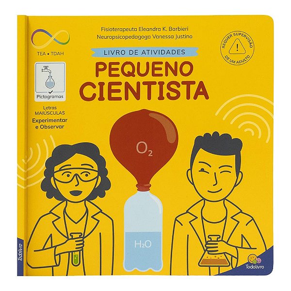 Livro Neurodiversidade Livro de Atividades: Pequeno Cientista