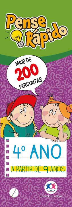 Livro Pense rápido - 4º ano