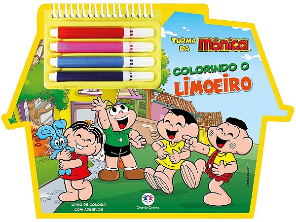 Livro Turma da Mônica - Colorindo o Limoeiro