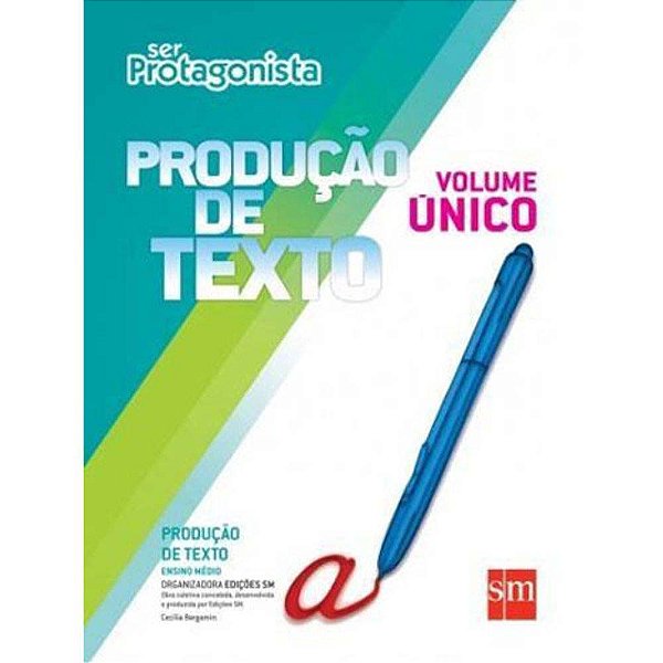 Livro Ser Protagonista - Produção De Texto - Ensino Médio - Vol...
