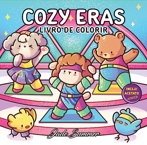 Livro Cozy Eras - Livro De Colorir